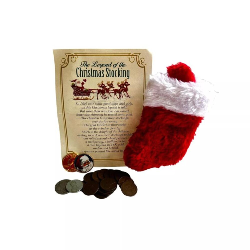 American Coin Treasures The Legend of The Christmas Stocking Gift Set